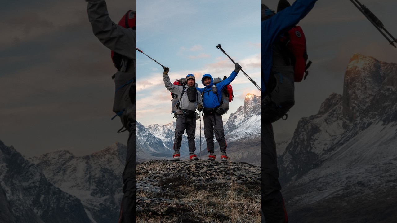 217 km across Baffin Island. Coast to coast to coast.​