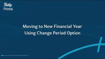 How to Move to New Financial Year in TallyPrime (India) | TallyHelp