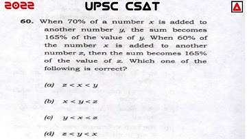 When 70% Of A Number x Is Added To Another Number y, The Sum Becomes  165% Of The Value Of y