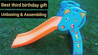 Unboxing & Assembling Of Baby Nara Toy Slide For Kids At Home & School|Indoor Toy|Best Birthday Gift