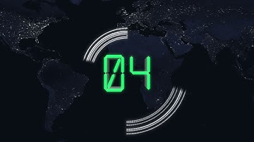 4K Dynamic 3D Countdown Animation | 10 Sec Timer | No Copyright | TCMR