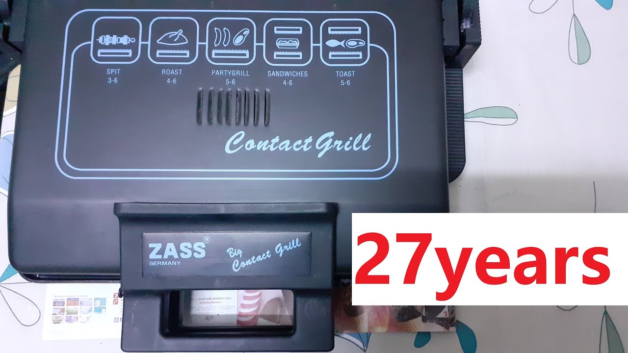[Axel R] Restoring a 27 years old German ZASS electric contact grill