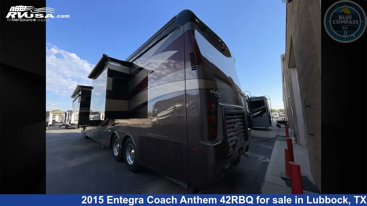 Amazing 2015 Entegra Coach Anthem 42RBQ Class A RV For Sale in Lubbock, TX | RVUSA.com