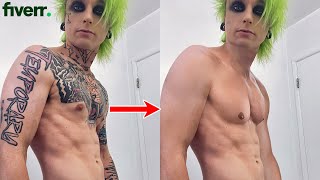 Removing My Tattoos With Help From Fiverr Experts (Photoshop Challenge)