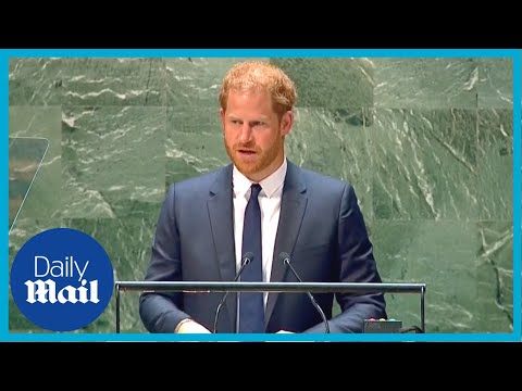 LIVE: Prince Harry speech at UN Nelson Mandela Day Commemoration