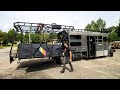 The Most Insane Bus Conversion With a Crane and a Shop (Full Tour)