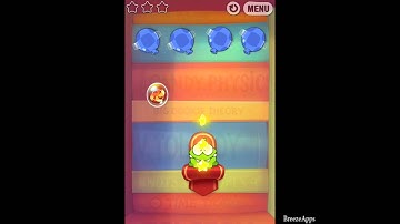 ‪Cut the Rope Experiments 1-6 Walkthrough 3 Star (Getting Started)‬