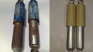 Super cub 50 CC motor bike Rear shocks restoration