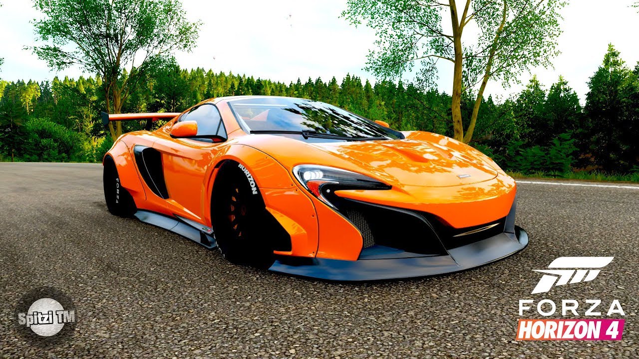 Playstation 5 Forza Horizon 4- McLaren 650s Spider Liberty Walk (Steering  Wheel + Paddle Shifter) 