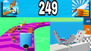 Shortcut Run VS Slice It All: GameplayWalkthrough All Levels ( part 249)