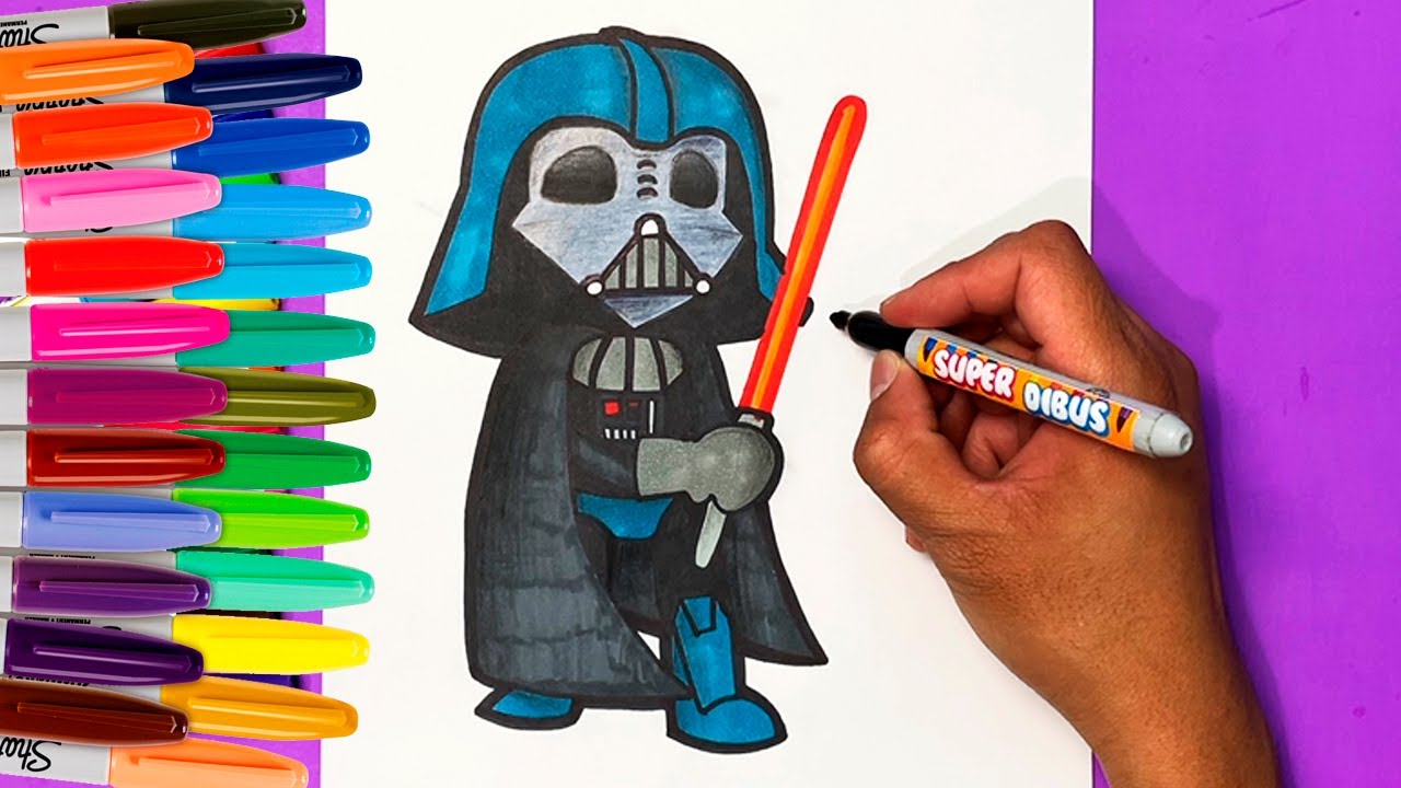 COMO DIBUJAR A DARTH VADER DE STAR WARS PASO A PASO - thptnganamst.edu.vn