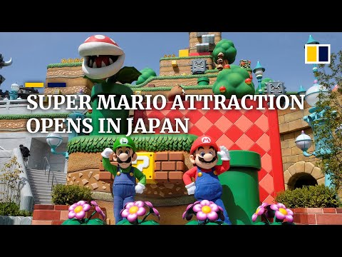 Video: „Universal Studios“ilgai Lauktas Pramogų Parkas „Nintendo“atidaromas Japonijoje Kitą Pavasarį