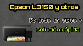 que hacer si no baja la tinta en mi Ecotank? multifuncional es y impresoras  Epson. - YouTube