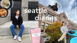 seattle diaries // study with me, day to day life, coffee dates with yoni❤️