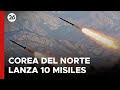 Corea del Norte lanza 10 misiles balísticos | #26Global