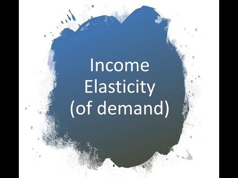 Income Elasticity (of Demand)