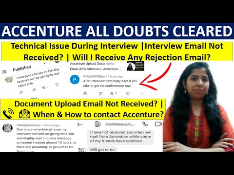 Accenture Doubt Session - Mail not received? | Interview Results, Technical Issue Faced