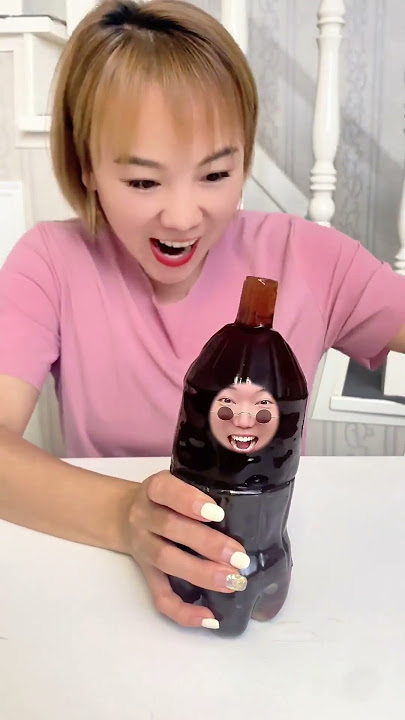 I’ve turned into a giant Coke jelly! 🥤🍮😆 #funny #shorts #candy