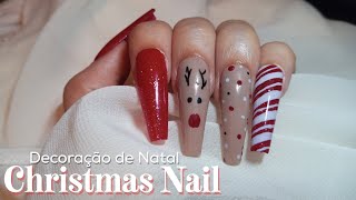 Christmas Nails | Decoração de Natal / christmas nail art / ASMR nail by Gleam Nails 213 views 5 months ago 11 minutes, 5 seconds