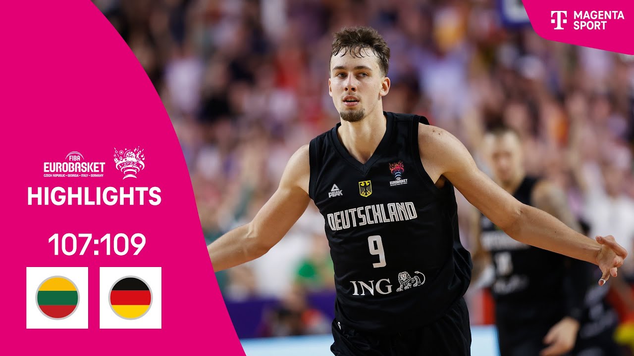 Litauen - Deutschland Highlights FIBA EUROBASKET 2022