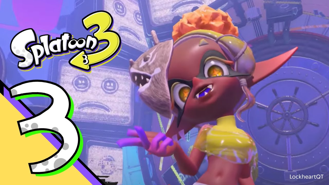 Splatoon 3 Story Mode Playthrough EP3 - VS. FRYE | LockheartQT - YouTube