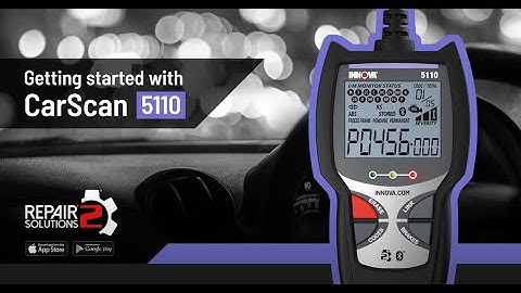 INNOVA® 5110 Scan Tool Quick Start Guide