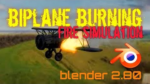 Blender 2.80 internal renderer fire simulation