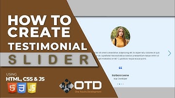 Make Testimonial Slider in HTML CSS & JavaScript | SwiperJs