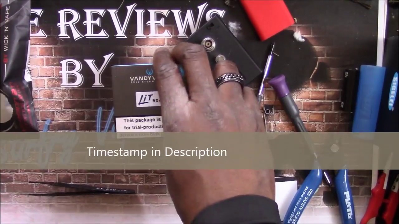 LIT RDA by VandyVape  -  BUILD/WICK/REVIEW