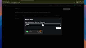 How to Generate the GroqCloud API Key Securely