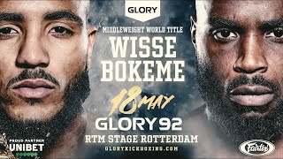 GLORY 92 on Saturday, May 18 at 12:30 p.m. ET LIVE on Fight Network