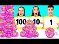 100 Capas de Alimentos Desafío | Fantásticas Recetas de Cocina por Fun Fun Challenge