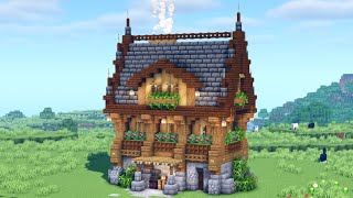 Minecraft Indonesia | Tutorial Membangun Rumah Survival Ala Nordic #3