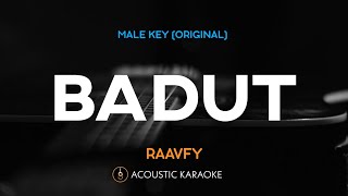 Raavfy - Badut (Acoustic Karaoke) ORIGINAL KEY