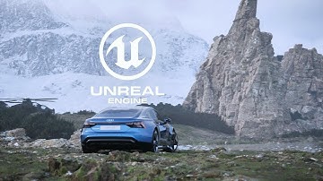 UE5 real time rendering | car | Snow mountain |Audi