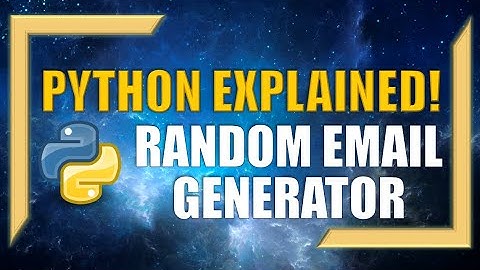 Build a Random Email Generator in Python