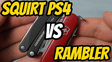 Leatherman Squirt PS 4 vs Victorinox Rambler | Keychain multi tools