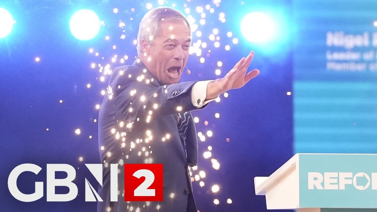 WATCH: Reform UK conference takes place in Birmingham amid Rayner resignation
