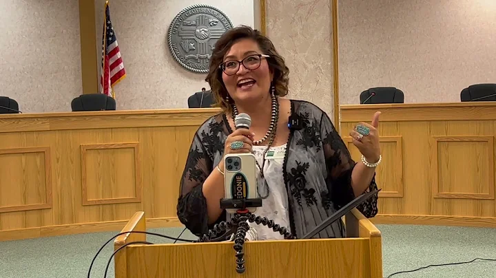 Great Debate: Karen Bedonie in Clovis, NM Part 3/4