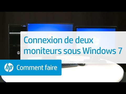 Connexion de deux moniteurs sous Windows 7