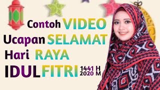 Contoh Video Ucapan Selamat Hari Raya Idul Fitri 2020