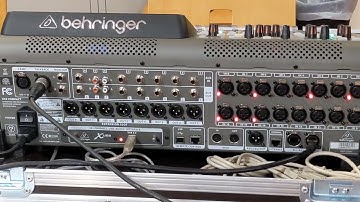 How to Connect the Talkback Mic on the Behringer X32 Mixing Desk