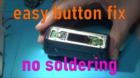 Geekvape Aegis 100 broken fire button