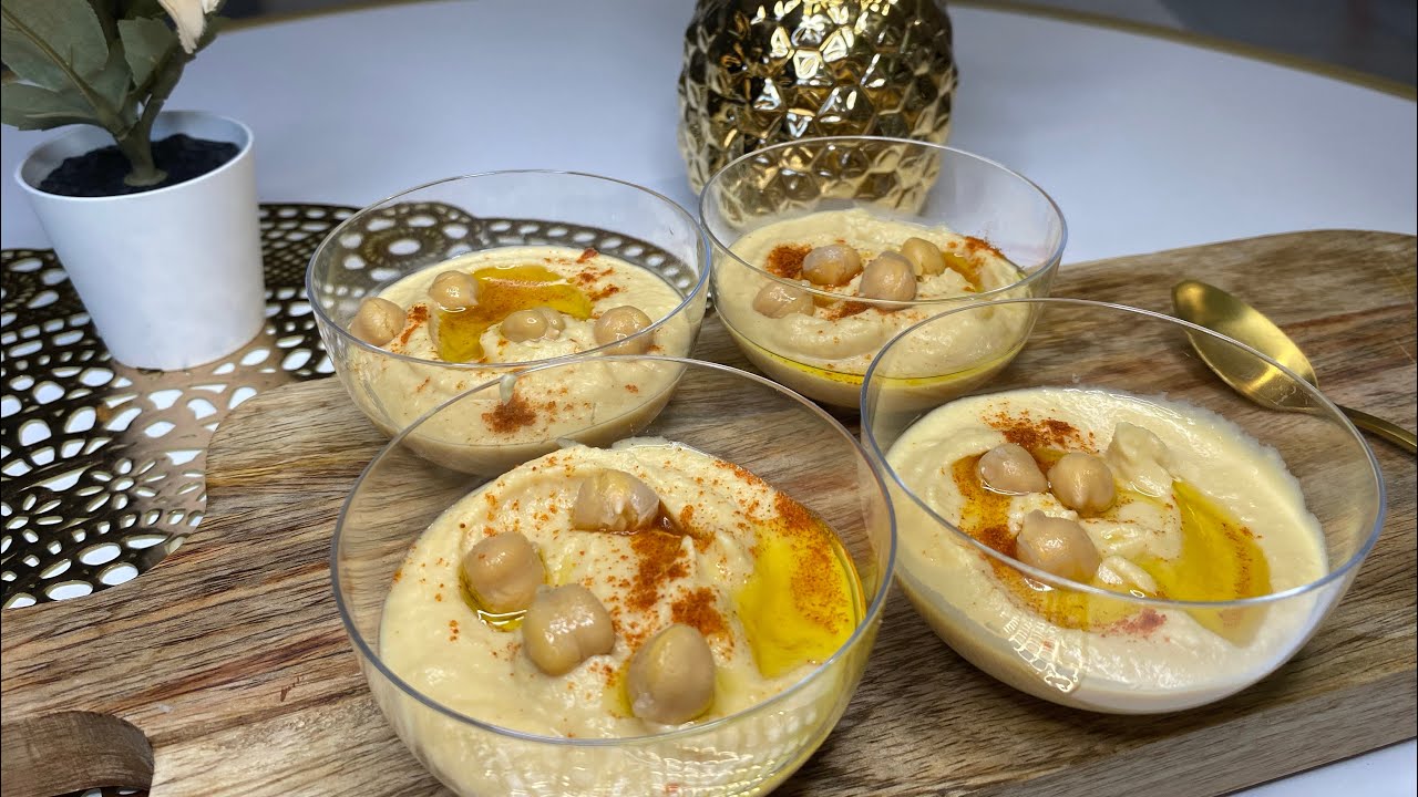 HOUMOUS sans Tahini - Recette rapide et inratable
