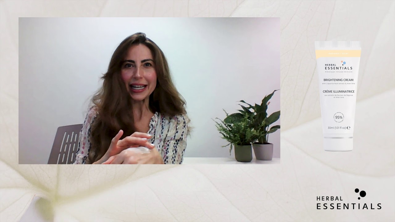 herbal essentials brightening cream