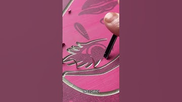 Here’s the REAL reason why I stain my linoleum before I carve! 🤯 #printmaking #linocut #faq