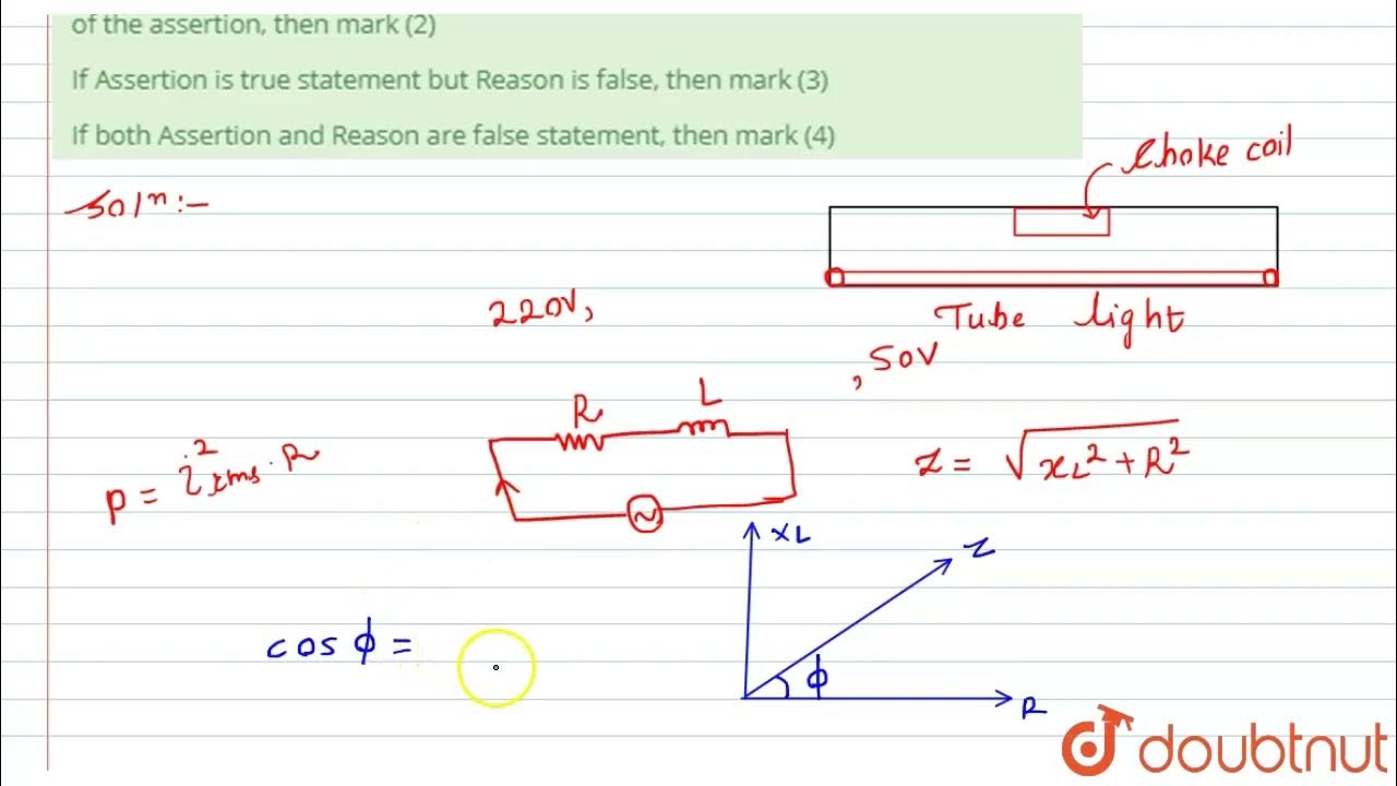 A For a practicval choke coil the power factor is very small. R In