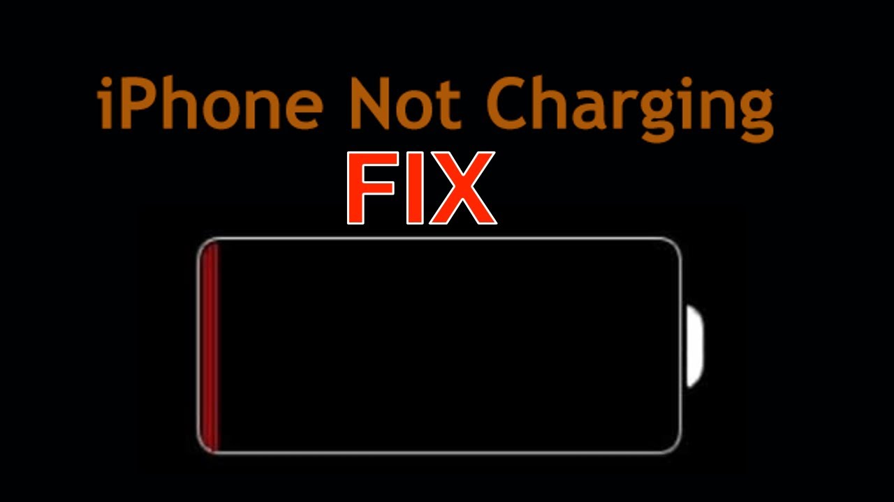 iPhone Not Charging Problem Fix - YouTube