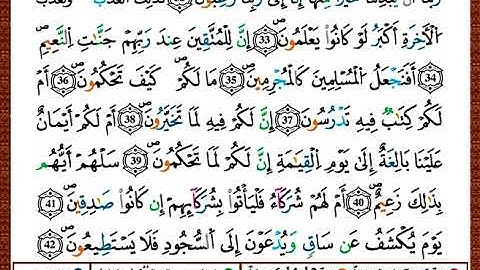 ختمة مصحف التجويد برواية قالون الصفحة رقم 565