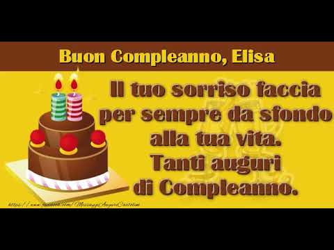 Buon Compleanno Elisa Youtube